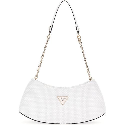 GUESS PHAEDRA TOP ZIP Damen Handtasche, Weiß