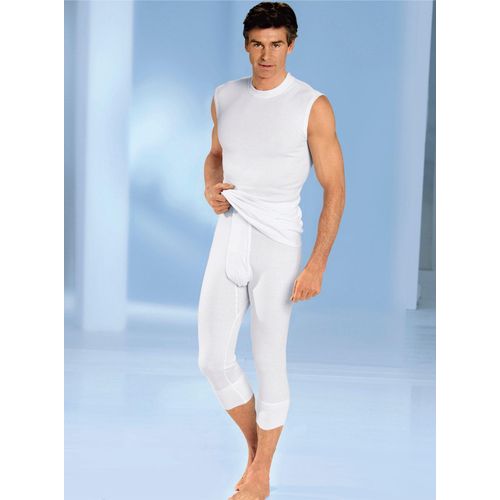 Lange Unterhose CONTA, Herren, Gr. 7, Feinripp, weiß, 100% Baumwolle, Unterhosen