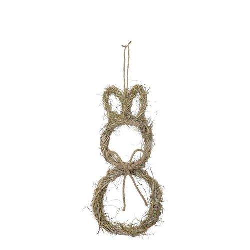 Chic Antique Kaninchen geflochten Wanddeko, Höhe 41, Länge 18, Breite 5 cm
