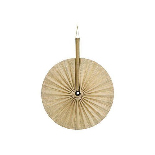 Chic Antique Fächer Bambus Wanddekoration, H53 x Ø42 cm, natur