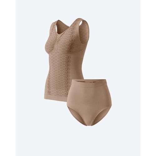 Midi Control Set aus Top + Bauchkontrollslip