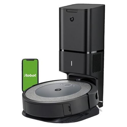 iRobot Roomba i5658 Saugroboter Schwarz, Neutral-Grau App gesteuert, Sprachgesteuert, kompatibel mit Amazon Alexa, kompatibel mit Google Home (Roomba i5658)