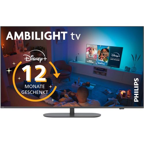 PHILIPS QLED-Fernseher "65PUS9000/12", E (A-G), grau, 65, Fernseher
