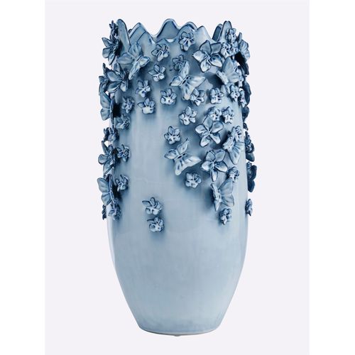 Bodenvase KARE DESIGN, blau, B:25cm H:50cm T:25cm, Vasen