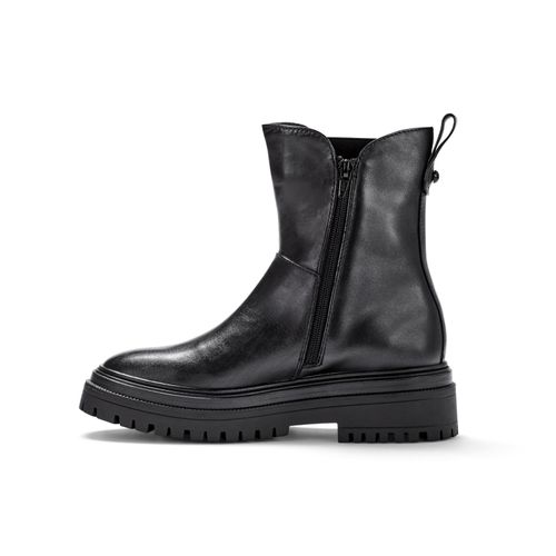 Tchibo - Leder-Boots - Damen - Gr. 37 - schwarz