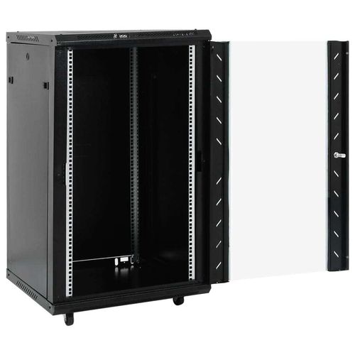 vidaXL 18U Netzwerkschrank auf Rollen 19