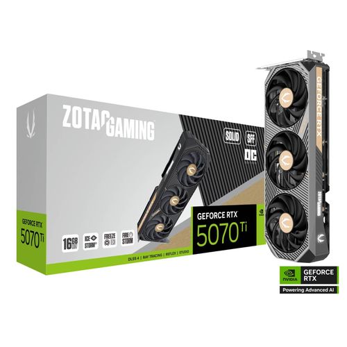 Grafikkarte Zotac GeForce RTX5070Ti SOLID SFF OC 16GB
