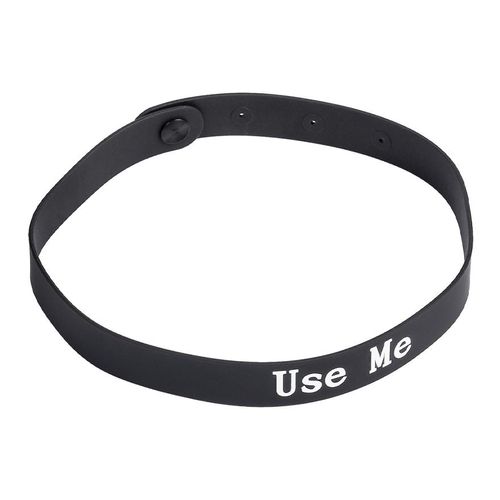 Halsband mit Aufschrift USE ME