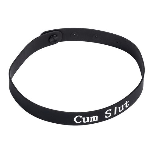 Halsband mit Aufschrift CUM SLUT