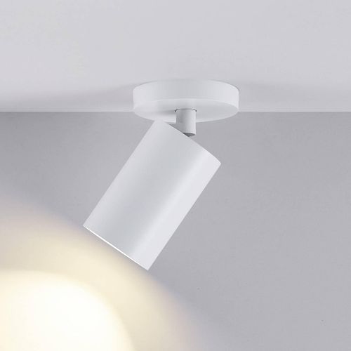 Deckenspot CAN TILT, weiß, Ø 8 cm, 1-flammig, Metall, GU10