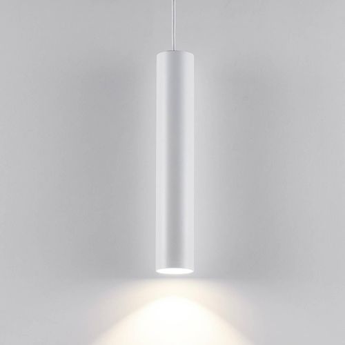 Hängeleuchte CAN, weiß, Höhe 35 cm, Ø 6 cm, Metall, GU10