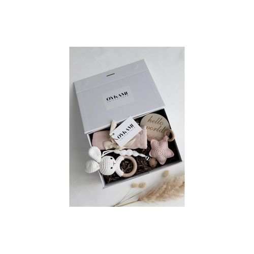 Babypflege-Set »Oykami Estland Rosa mit Hase«, Holzart: Buche (Fagus sylvatica) - China
