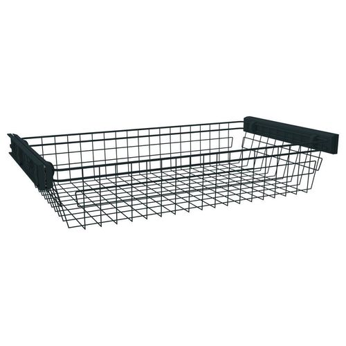 Hom`in Wäschekorb System Unit , Anthrazit , Metall , 76 L , rechteckig , 87.9x21x46.5 cm , Schlafzimmer, Kleiderschränke, Schrankzubehör