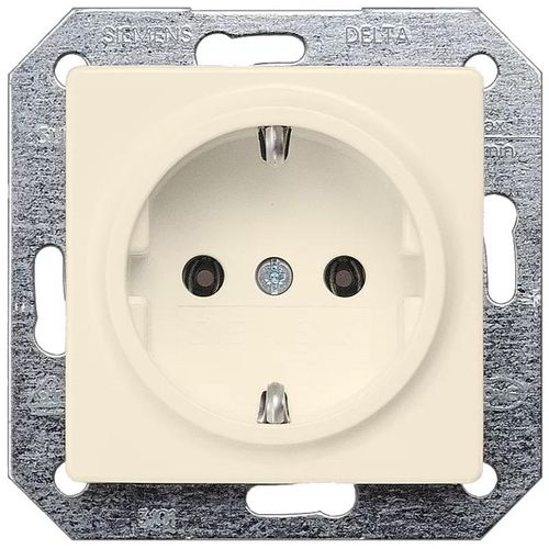 Siemens DELTA i-system, elektroweiß Schuko-Steckdose 10/16A 250V 5UB15510KK