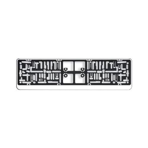 ARGO Kennzeichenhalter DACAR TOTAL CHROME