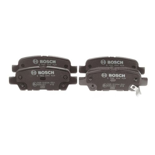 BOSCH Bremsbelagsatz NISSAN 0 986 494 929 AY060NS039,AY060NS043,AY060NS053 AY060NS907
