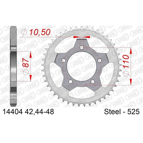 AFAM Kettenrad 14404-48