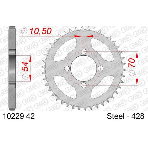 AFAM Kettenrad 10229-42