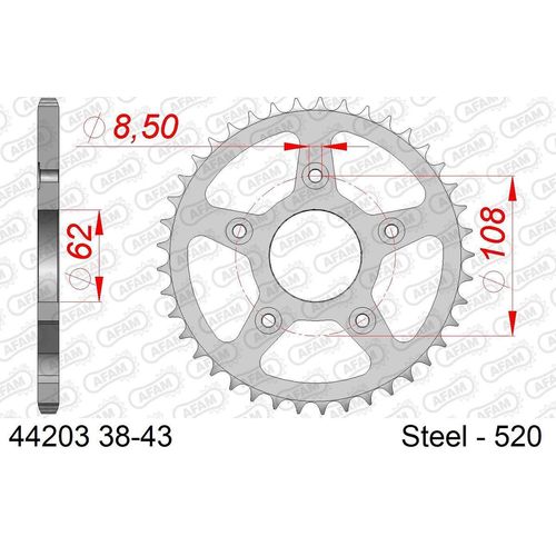 AFAM Kettenrad 44203-43