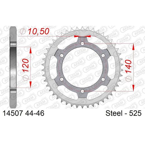 AFAM Kettenrad 14507-45