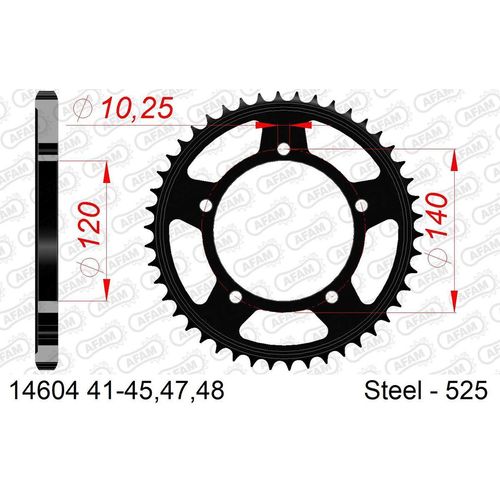 AFAM Kettenrad 14604-48
