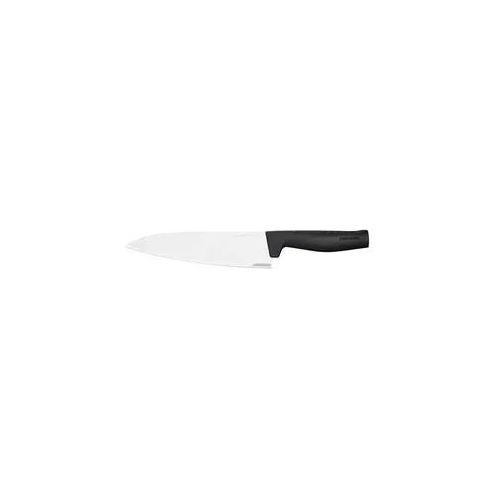Fiskars Hard Edge Messer, hochwertiger japanischer Stahl rostfrei Softgrip Kochmesser 33,1cm 120g