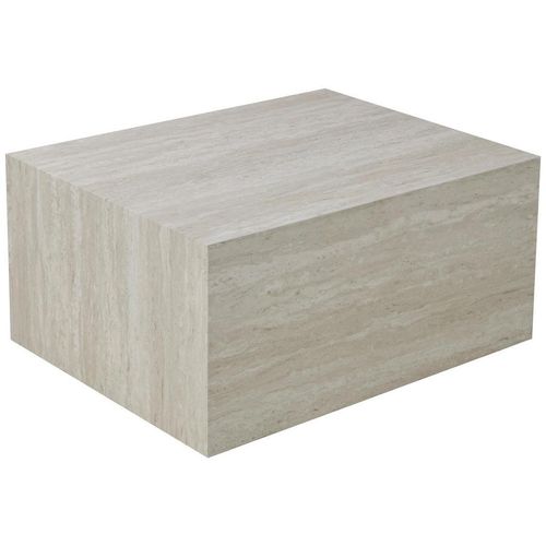 Carryhome Couchtisch , Hellgrau , Holzwerkstoff , rechteckig , 60x38x80 cm , Wohnzimmer, Wohnzimmertische, Couchtische