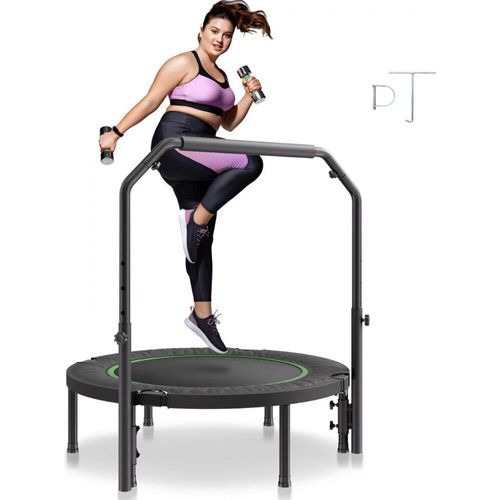 Fitness-Trampolin für Erwachsene - 1027mm - Verstellbares Trainingstrampolin - Maximalgewicht 150kg - Ideal für Fitness und Sport