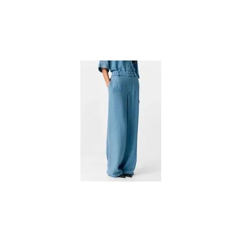 Rahmen Lisa breit Pants - Hellblauer Denim - Object