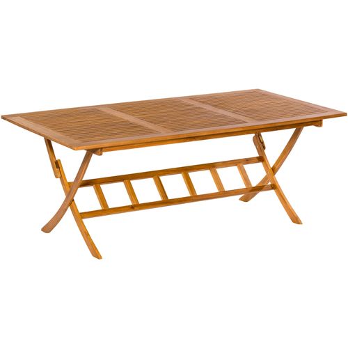Gartentisch MERXX, braun (holzoptik), B:100cm H:75cm T:200cm, Tische