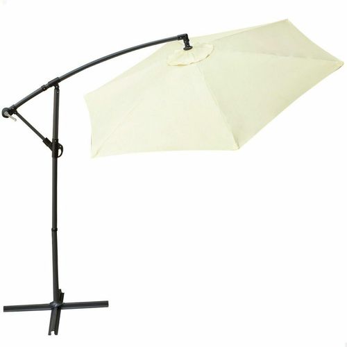 Sonnenschirm Aktive Creme 300 cm 4,2 cm Aluminium