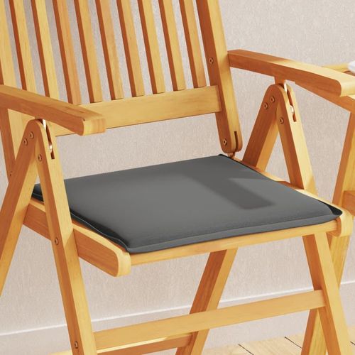Garten-Sitzkissen 2 Stk. 45X45X2 Cm Quadratisch | Anzahl im Paket: 6 | Farbe: Anthrazit