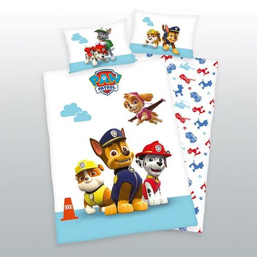Paw Patrol Bettwäsche Größe 40x60 + 100x135 cm