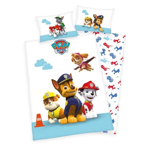 Paw Patrol Bettwäsche Größe 40x60 + 100x135 cm