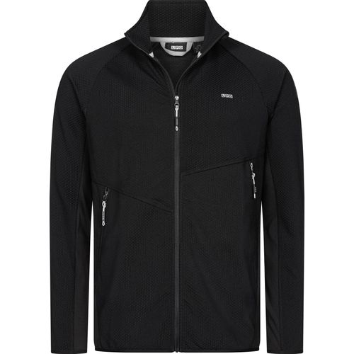 Fleecejacke LPO "Herren Fleecejacke Kai", Herren, Gr. XL, schwarz, 90% Polyester, 10% Elasthan, Langarm, Jacken