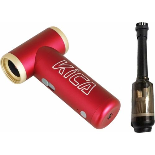 KiCA Jet Fan 2 Ventilator + Vakuumaufsatz, rot