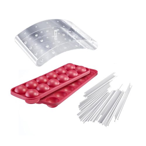 Westmark Cake Pop Set Silikon Backform Kuchenform Backzubehör Kuchen Gepäckform