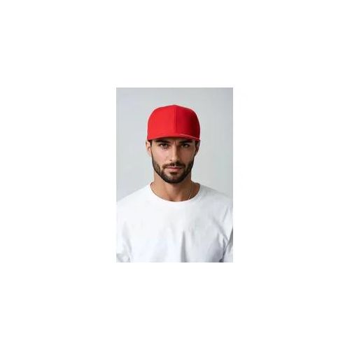 Klassiker Snapback - rot - Mann - TeeShoppen