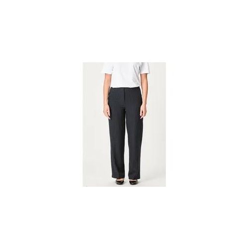 Klassischer Anzug Pants - Navy Nadelstreifen - TeeShoppen