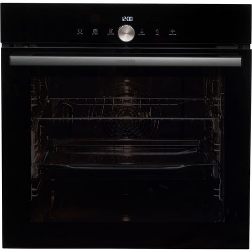 GORENJE Pyrolyse Backofen "BPS 6747 A09DBGOT", A+ (A+++-D), schwarz, B:59,5cm H:59,5cm T:56,4cm, Backöfen, Pyrolyse: Selbstreinigung durch hohe Hitze ohne Chemie