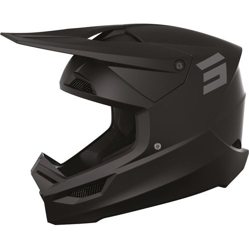 Shot Furious Solid Motocross Helm, schwarz matt, 2XL (63/64)
