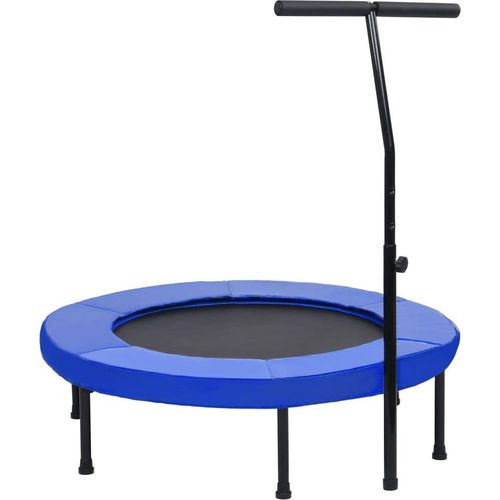 Fitness Trampolin mit Griff und Sicherheitspolster 102 cm