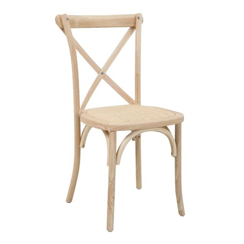 Rattanstuhl SIT, beige (natur, natur), B:48cm H:89cm T:52cm, Massivholz, Geflecht Rattan, Stühle, stapelbar