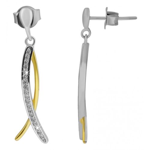 Paar Ohrhänger ADELIA´S, silber, Ohrringe, Damen, Damen, Silber 925 (Sterlingsilber)