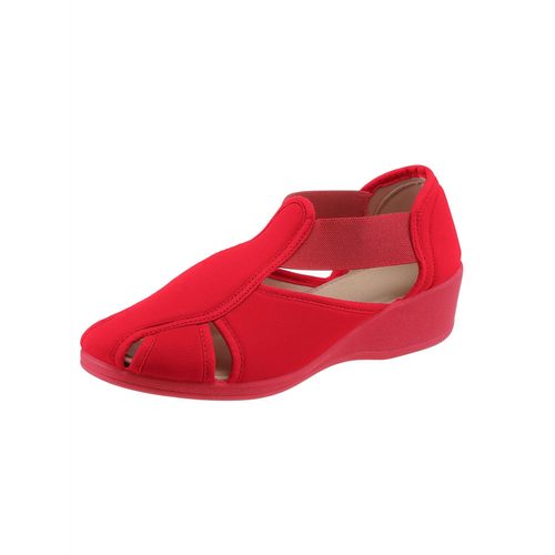 Hausschuh CLASSIC, Damen, Gr. 37, rot, Synthetik, Schuhe Slipper Hausschuh