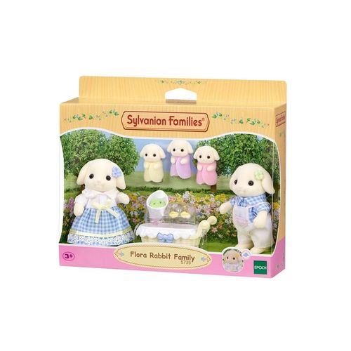 Sylvanian Families Flora Rabbit Family
