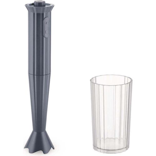 Alessi - Plissé Handmixer, grau