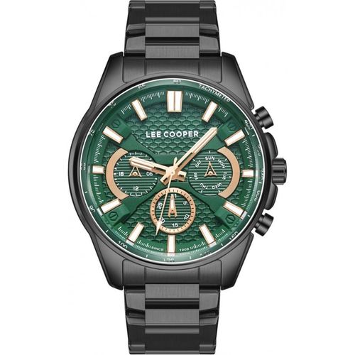Herrenuhr LEE COOPER LC08090.070 in grüner Mode.