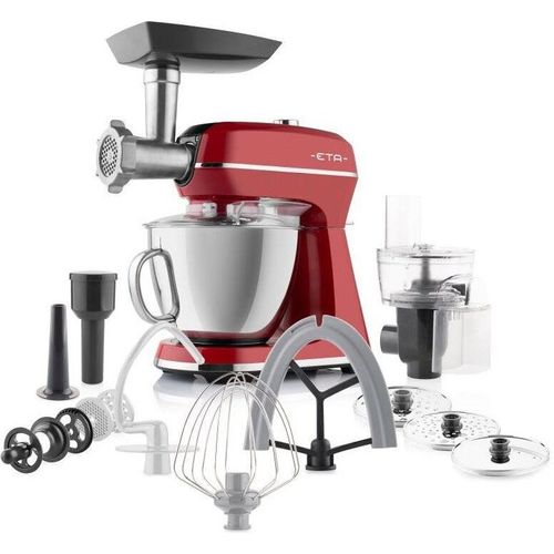 Eta Gratus, 5 l, Rot, Leiter, Schneiden, Schleifen, Kneten, Mixen, 1,4 m, 2,5 l