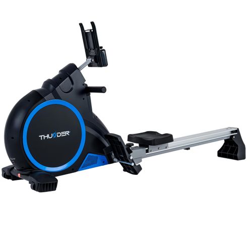 THUNDER® | ERGOMETER RUDERGERÄT ARGO | Elektromagnetisches Widerstandssystem | 16 Widerstandsstufen | Effektives Ganzkörpertraining | Gewicht: 40 kg
